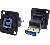 Adaptateur USB 3.0 femelle type B vers USB 3.0 femelle type A Cliff CP30206N 1 pc(s)