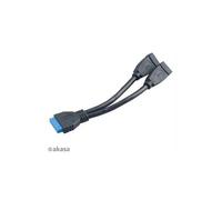 Akasa Câble adaptateur AK-CBUB09-15BK Noir/Bleu