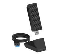 Adaptateur USB 3.0 NETGEAR Nighthawk WiFi 7 (A9000) - Vitesse WiFi Gigabit tribande BE6500 (6,5 Gbit/s) - Bande 6 GHz - Fonctionne avec Tout routeur ou système Mesh - pour Ordinateurs Windows 11