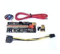 Adaptateur Usb 3.0 Pci E Riser Ver 009S Express 1X 4X 8X 16X, carte Sata 15 broches à 6 broches, câble d'alimentation, dernière version