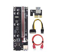 Adaptateur USB 3.0 Plus pour carte graphique PCIE Riser Express, 1X à 16X, rallonge de câble d'alimentation SATA