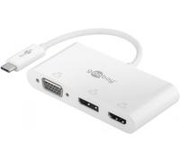 Goobay adaptateur USB 3.1 type C vers HDMI + DP + VGA