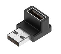 Adaptateur Usb 3.0, Usb 3.0 Type A Mâle Vers Femelle - Adaptateur De Données D'Alimentation Et Vidéo Coudé À 90 Degrés Vers Le Bas 10 Gbit/S[YIN4184338]