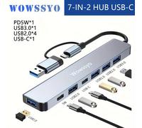 Adaptateur USB 3.0 / USB C - SATA/IDE 2,5/3,5" HDD/SSD Kit adaptateur universel pour disque dur