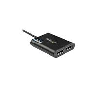 StarTech Adaptateur USB 3.0 vers double DisplayPort USB32DP24K60 – 4K 60 Hz, 2 ports DP