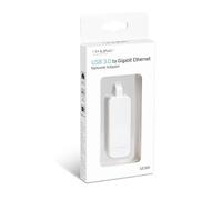 Adaptateur USB 3.0 vers Ethernet avec Un Port, Connexion Rapide et Stable, Corps en Plastique Durable, idéal pour réseau.