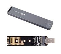 Adaptateur USB 3.0 vers NVME M-Key M.2 NGFF SSD externe PCBA Chipset RTL9210 avec étui