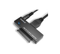 Inateck Adaptateur USB 3.0 vers SATA Disque Dur pour 2.5 "/ 3.5" SATA HDD/SSD Convertisseur avec Adaptateur Alimentation Externe