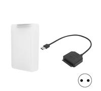 Adaptateur USB 3.0 vers SATA externe pour disque dur SSD 2,5 pouces, sortie haute vitesse jusqu'à 6 Gbit/s avec accélération UASP, disque dur fin