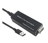 Adaptateur USB 3.0 vers SFP Gigabit Ethernet - Mini carte d'interface réseau compatible avec Windows/MacOS/Linux, taux de transfert rapide, Full/Half Duplex, Plug and Play, boîtier en métal