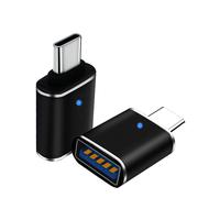 Adaptateur USB 3.0 vers Type-C avec indicateur LED (lot de 2)