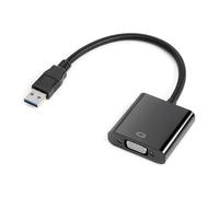 Adaptateur USB 3.0 vers VGA avec Driver Externe Convertisseur Vidéo HD 1080p Multi écrans pour PC Ordinateur Portable TV HDTV Moniteur VGA Projecteur pour Windows XP/8/8.1/10/11