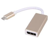 Adaptateur USB 3.1 DisplayPort femelle vers USB C prise 15cm