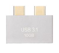 Adaptateur USB 3.1 en façade, transfert de données haute vitesse, convertisseur de connecteur Type C vers Type E avec double port et compatibilité