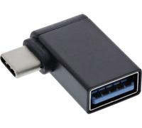 Adaptateur USB 3.1 OTG - Inline - 35805W - USB Type-C mâle vers A femelle - Coudé à 90° - 5 Gb/s
