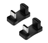 Adaptateur USB 3.1 type C 180 degrés en forme de U 100 W 1 vers 2 mâle vers femelle 10 Gbit/s Données rapides 4K60HZ Tablette USB Type de charge Hub de charge