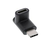 InLine Adaptateur USB 3.1, type C mâle vers C femelle, coudé haut/bas (Gen.2)