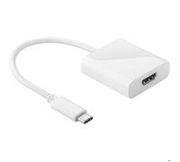 Goobay Adaptateur USB 3.1 Type-C vers HDMI 66259 – 0,2 m Blanc, 1 écran, 30 Hz