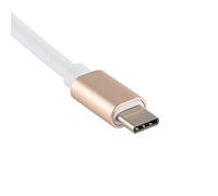 Adaptateur USB 3.1 Type C vers VGA Conception Légère et Portable pour Projecteur Utilisation en Classe Or 25 Cm (Gold)