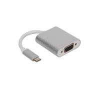 Adaptateur USB 3.1 Type C vers VGA - PEREL - 20 cm - Résolution 1920x1080p - Aluminium