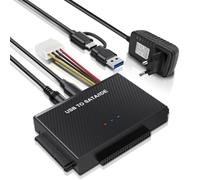 Adaptateur USB 3.1 vers SATA IDE de Binghe : Adaptateur universel pour SSD/HDD 2,5" / 3,5" avec câble, compatible Windows/Linux/Mac OS