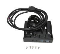 Adaptateur USB 3.2 haute vitesse en façade : construction robuste, charge rapide, Plug and Play, protection complète pour PC de bureau.