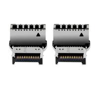 Adaptateur USB 3.2 mâle/femelle à angle droit peu encombrant Optimisé pour le câblage des boîtiers d'ordinateur 20 Gbit/s Conception de transfert de données rapide Adaptateur de gestion des câbles