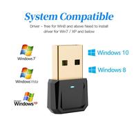 Adaptateur USB 5.0 compatible Bluetooth, 1 pièce, transmetteur récepteur pour clavier d'ordinateur portable, imprimante, livraison directe