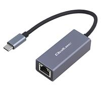 Adaptateur USB 50352 pour Ethernet USB 3.1 PnP gris 0,18m aluminium QOLTEC