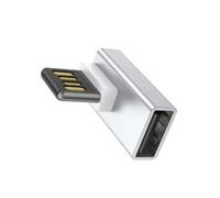 Adaptateur USB A à 90 degrés réversible double face coque en alliage charge rapide 480 Mbps pour les espaces restreints Adaptateur USB C à un degré coudé