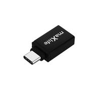 Adaptateur USB-A Femelle vers USB-C Mâle Ultra-compact Noir