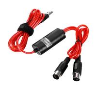 Adaptateur Usb À Interface Midi, Convertisseur De Câble Pour Pc, Clavier De Musique, Adaptateur De Synchronisation Windows Et Mac Pour Ios, 2 Mètres