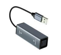 Adaptateur USB a SPDIF avec boîtier métallique, convertisseur d ' installation rapide pour téléviseurs, adaptateur USB, convertisseur de barre de son pour cinéma maison