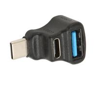 Adaptateur USB-A Type-C vers Type-C, Adaptateur Répartiteur Type-C Vidéo 20Gbps 8K pour Contrôleur pour Ordinateur Portable