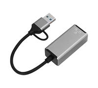 Adaptateur USB A vers RJ45 Auto Tuning Type C vers Ethernet Adaptateur 100Mbps Half Full Duplex Laptop
