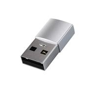 Satechi Adaptateur USB A vers USB C, Type A Mâle vers Type C Femelle, Compatible MacBook Air/Pro, iMac, Laptops, PC avec Port USB, Tablettes et Plus - Argent