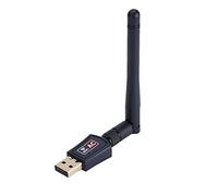 Adaptateur USB Antenne Externe Double Bande 2 4 Ghz Et 5 Ghz Jusqu À 600 Mbps pour Navigation Streaming Et Jeux en Ligne Compatibilité