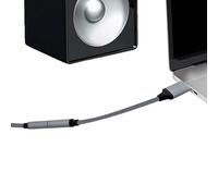 Adaptateur USB Audio 3,5 mm - Convertisseur de Carte Son stéréo Externe pour écouteurs, PC, Ordinateurs Portables | Câble Audio Plug and Play pour Bureau, Casque, | Prend en Charge la Sortie Son