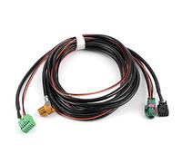 Adaptateur USB AUX pour MIB CarPlay, Connecteur de Faisceau MQB 5G0 035 222 E / 5Q0 035 724, Câble de Commutation 1,8m Noir ABS, Compatible Lamando, VW Golf 7, Passat B8, Écran 6,5 Pouces