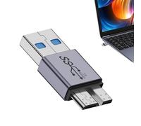 Adaptateur USB B USB C,Convertisseur de câble de Type C Micro-B | Rapide de données Adaptateur de câble de Disque Dur USB C pour Ordinateur Portable, Tablette