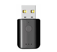 Adaptateur USB Blue Tooth, récepteur audio de voiture, sans perte audio Blue Tooth avec alimentation du véhicule, appels mains libres, design compact, utilisations étendues, 3 x 2 x 2 cm