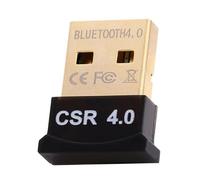 Adaptateur USB Bluetooth 4.0 - Compatible Windows PC- Portée 20 m - Noir - Straße Tech