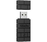 8BitDo USB Wireless Adapter 2, Adaptateur Bluetooth pour Système Switch/2, Windows 10, PS Classic, Android, Raspberry Pi, Retrofreak, Compatible avec Manette Xbox Series, JoyCon, Switch Pro, PS5/4/3