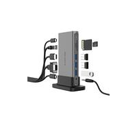 Adaptateur USB-C, 11 en 1 Compatible Mac book air/pro -Argent
