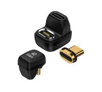 Adaptateur USB-C 24 Broches en Forme de U à 180 : Convertisseur de Transfert de Données 40 Gb/S, Mâle Vers Femelle, Vidéo 8K, Alimentation 100 W