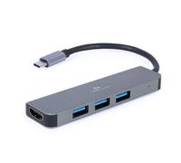 Adaptateur USB-C 3.0 2-01 vers HDMI, 3x USB-A (Gris)