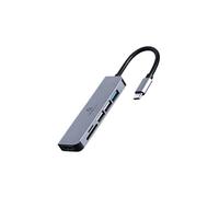 Adaptateur USB-C 3.0 6-02 vers HDMI, 3x USB-A ,1x USB-C et SD/MircroSD (Gris)