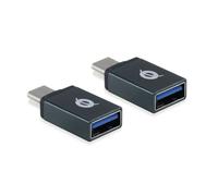 Adaptateur usb-c 3.1 mâle vers usb 3.0 type a femelle otg 5gb/s pack 2 unités