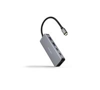 Nanocable Hub convertisseur 6-en-1 10.16.1006 USB-C 3.2 Gen1 HDMI 2xUSB-A 2xUSB-C PD 100W Gris