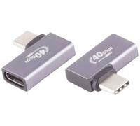 Adaptateur USB-C ®, 4.0, angle 90° gauche/droite, Pro Adaptateur/prolongateur coudé 10080135 BKL Electronic Contenu: 1 pc(s)
